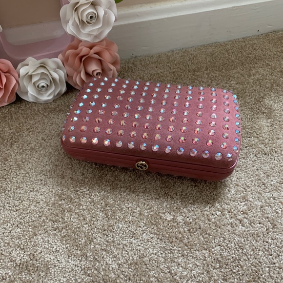Authentic Rare Gucci Suede Studded Clutch - Picture 15 of 16
